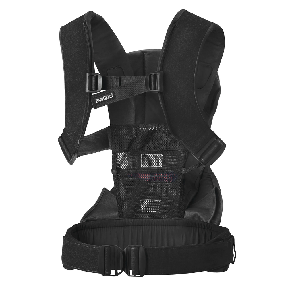 Baby Bjorn - Baby Carrier One - Black Woven-Baby Carriers-Posh Baby