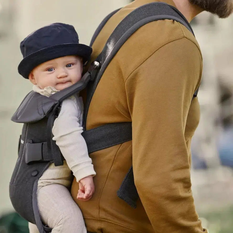 Baby Bjorn - Baby Carrier One - Dark Grey Woven-Baby Carriers-Posh Baby