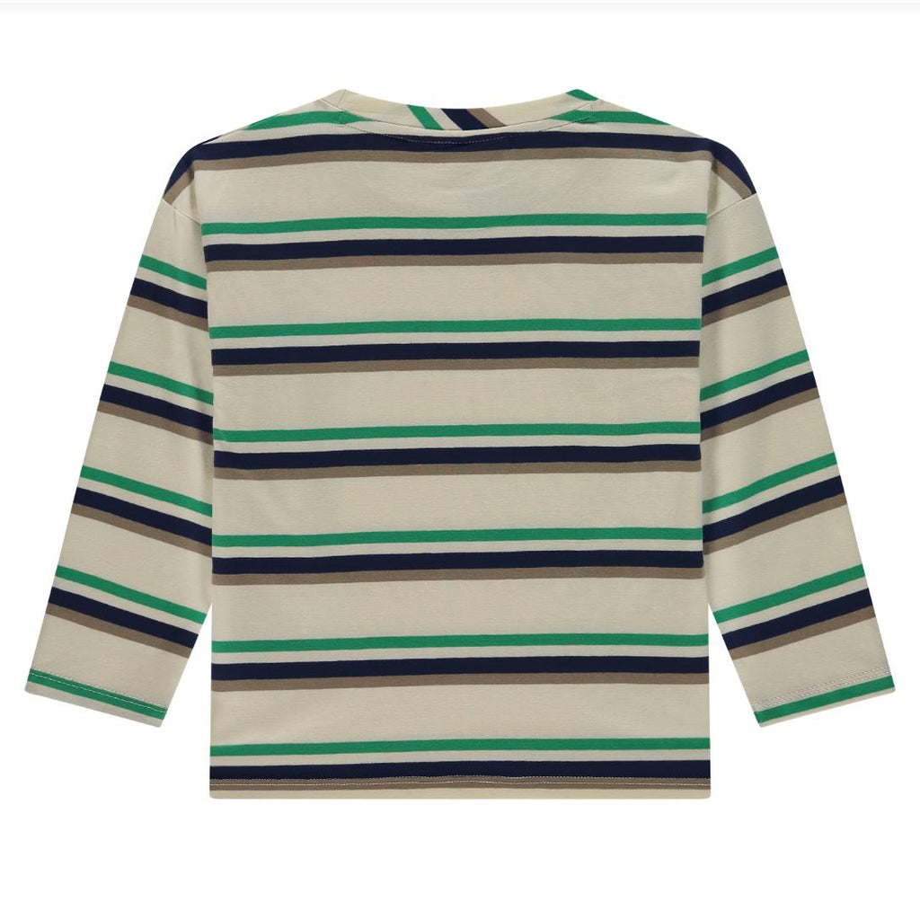 Babyface - Cotton Long Sleeve Tee - Color Stripe-Long Sleeves-2T-Posh Baby