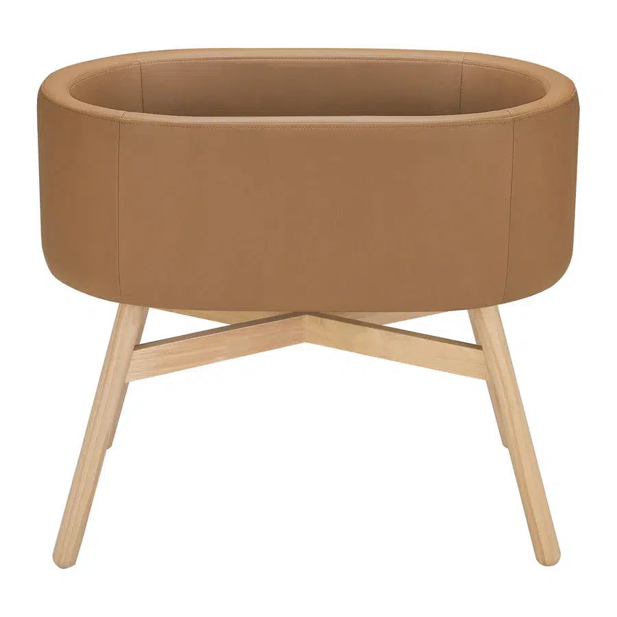 Babyletto - Capsule Bassinet - Camel-Bassinets + Cradles-Store Pickup in 2-5 Weeks-Posh Baby