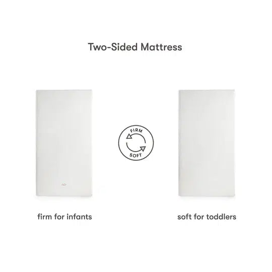 Babyletto - Crib Mattress w/ Hybrid Quilted Waterproof Cover (2-Stage)-Crib Mattresses-Store Pickup - IN-STOCK NOW-Posh Baby