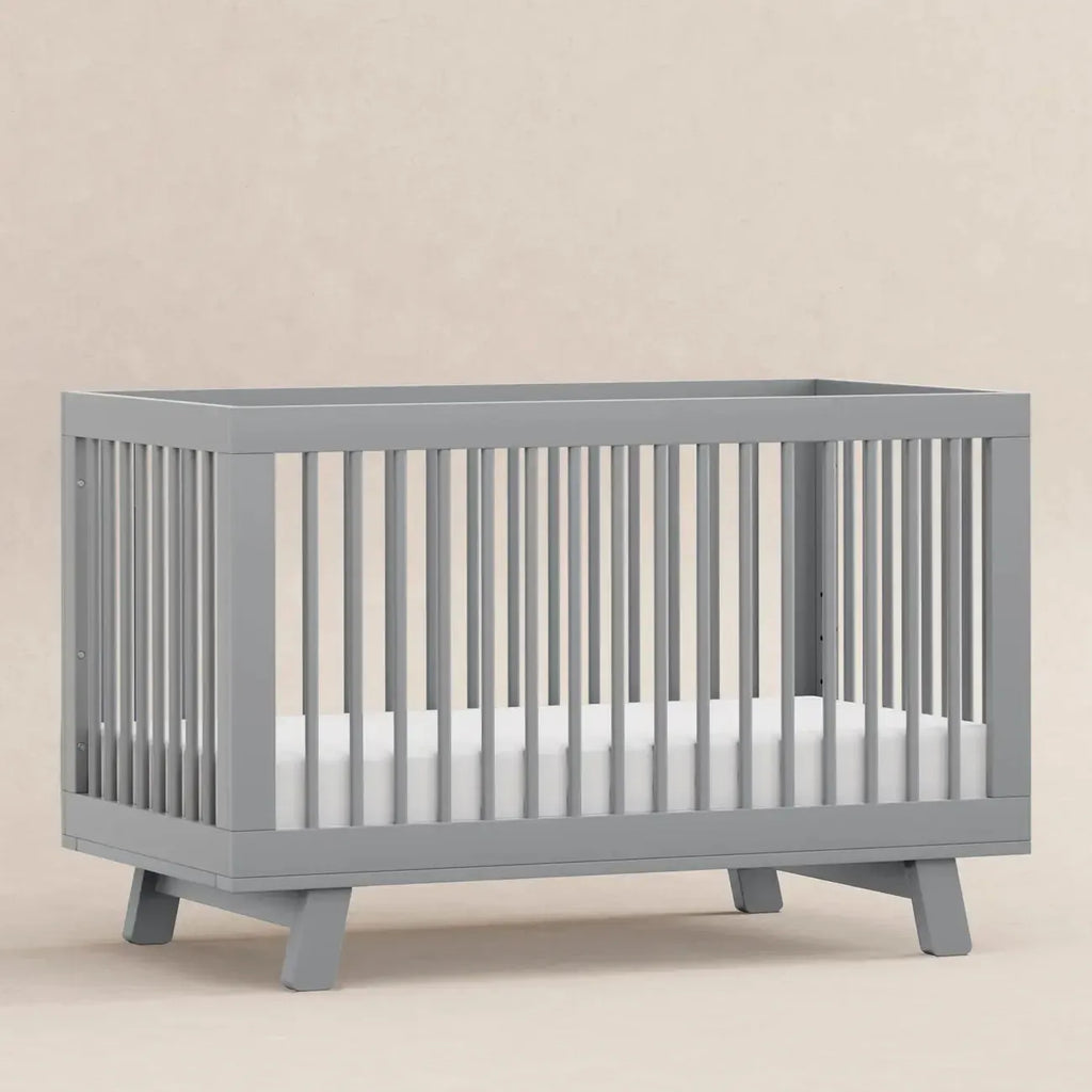 Babyletto - Hudson 3-in-1 Convertible Crib - Grey Finish-Cribs-Posh Baby