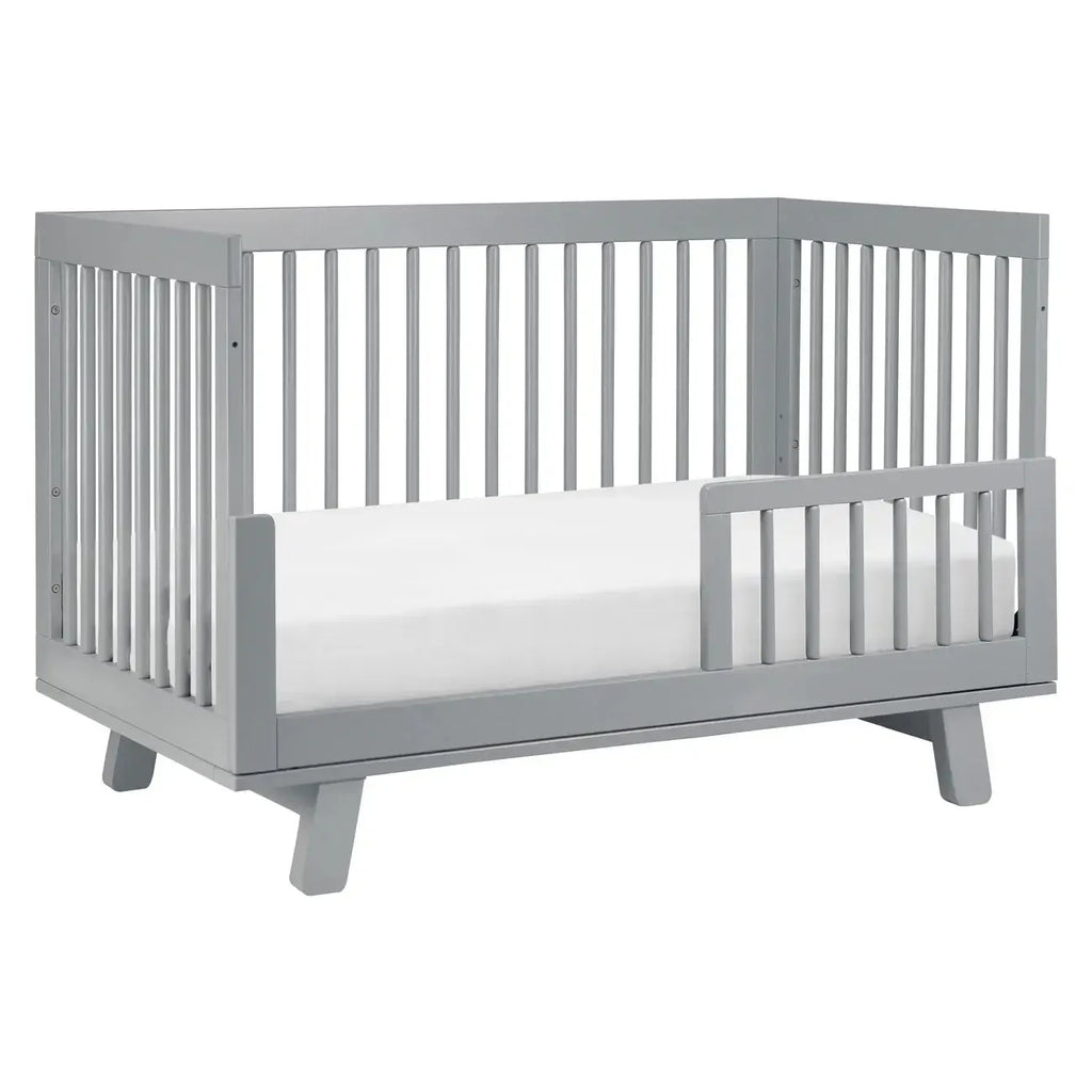 Babyletto - Hudson 3-in-1 Convertible Crib - Grey Finish-Cribs-Posh Baby