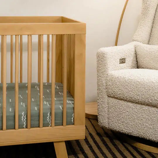 Babyletto - Hudson 3-in-1 Convertible Crib - Honey-Cribs-Store Pickup in 2-5 Weeks-Posh Baby