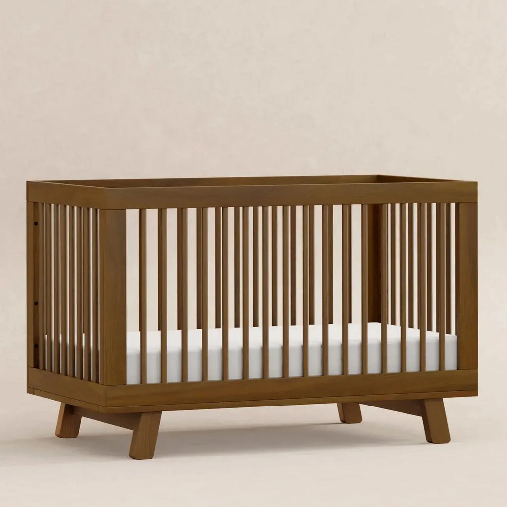 Babyletto - Hudson 3-in-1 Convertible Crib - Natural Walnut-Cribs-Posh Baby