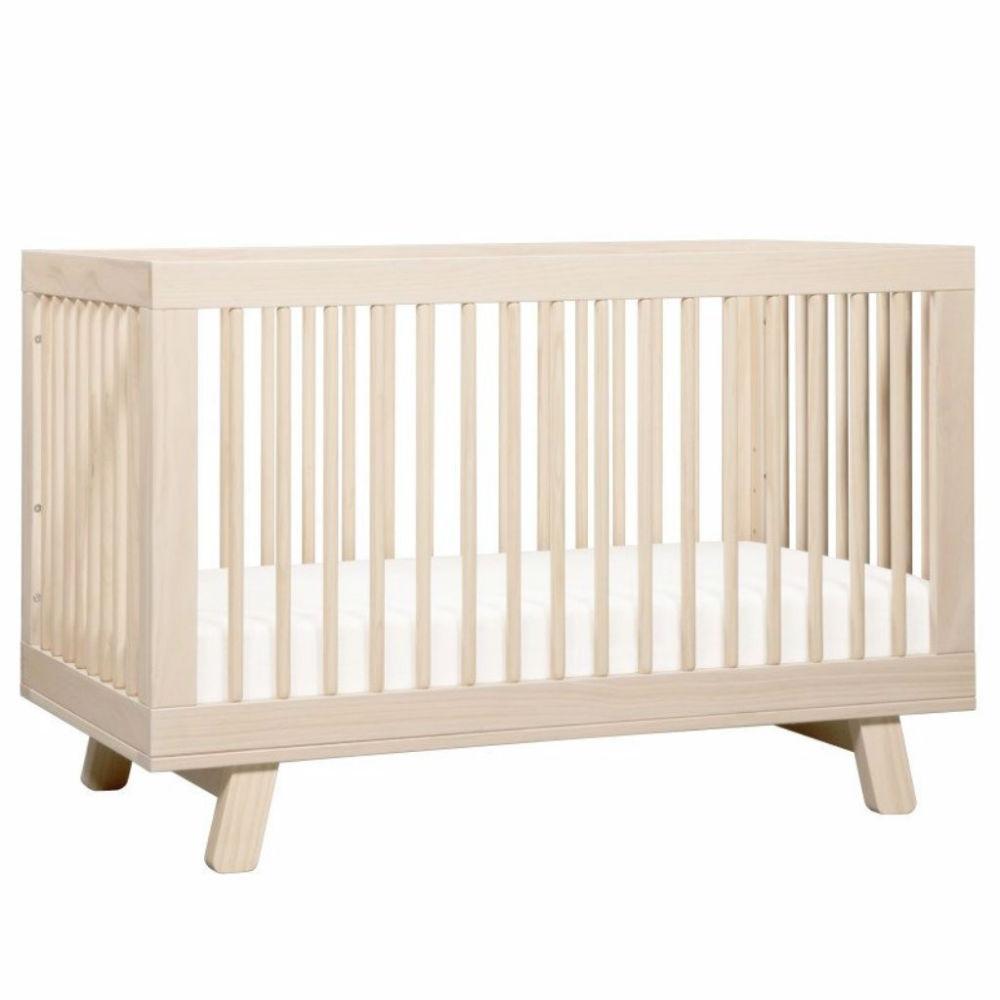 Babyletto - Hudson 3-in-1 Convertible Crib - Washed Natural-Cribs-Store Pickup in 2-5 Weeks-Posh Baby