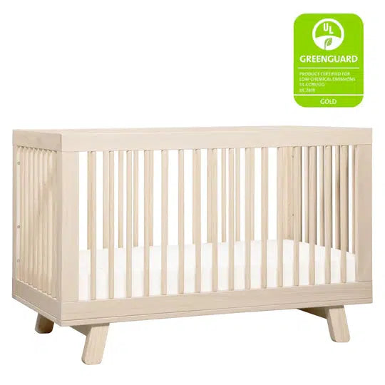 Babyletto - Hudson 3-in-1 Convertible Crib - Washed Natural-Cribs-Store Pickup in 2-5 Weeks-Posh Baby