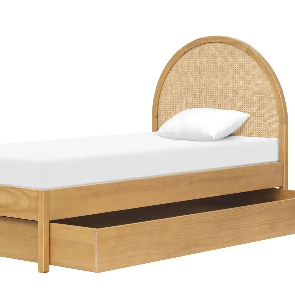 Babyletto Kids - Bondi Cane Twin Bed - Honey-Twin Beds-Posh Baby