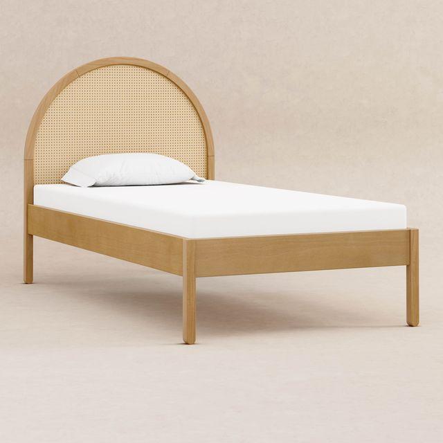 Babyletto Kids - Bondi Cane Twin Bed - Honey-Twin Beds-Posh Baby
