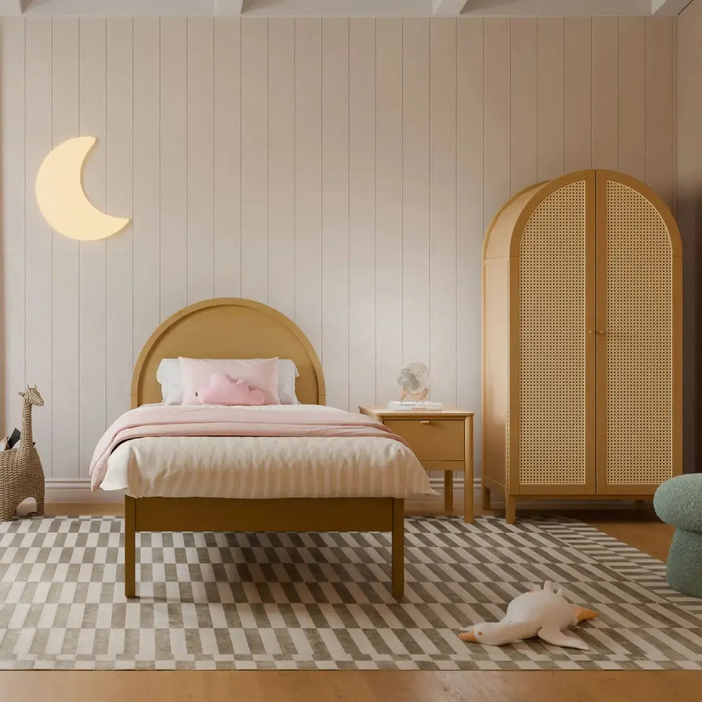 Babyletto Kids - Bondi Twin Bed - Honey-Twin Beds-Posh Baby