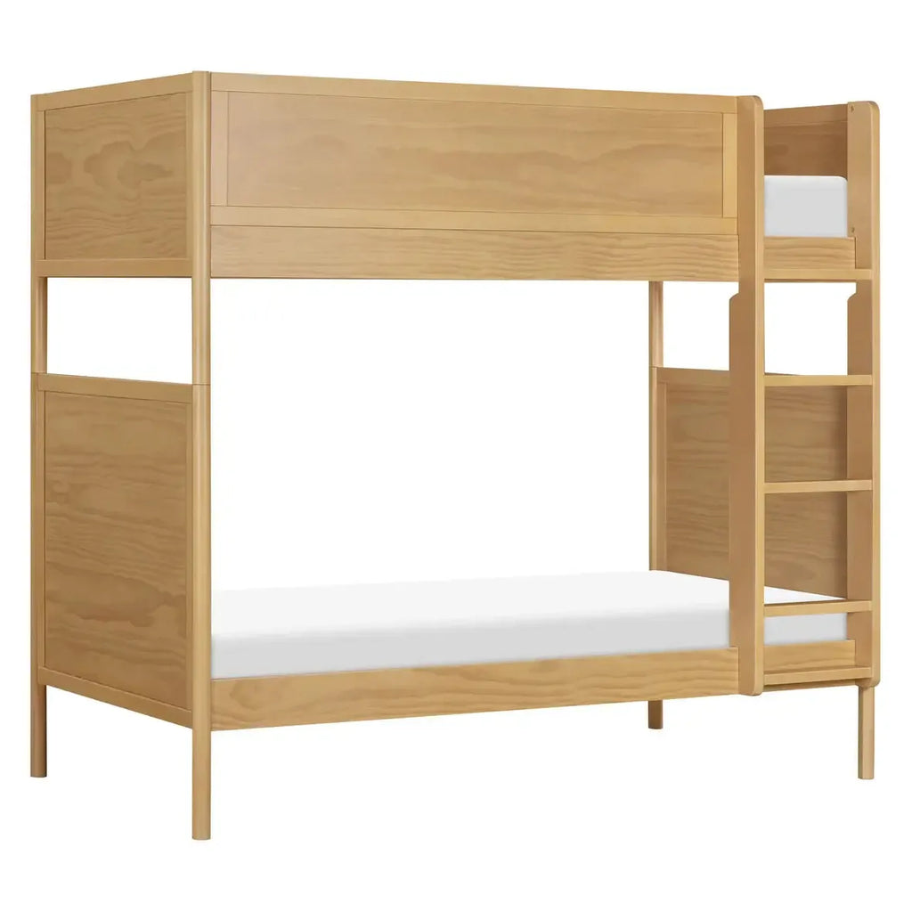 Babyletto Kids - Bondi Twin Convertible Bunk Bed - Honey-Bunk Beds-Posh Baby