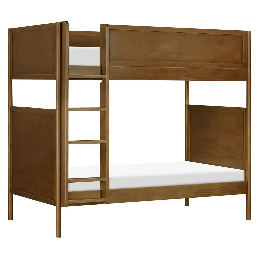 Babyletto Kids - Bondi Twin Convertible Bunk Bed - Natural Walnut-Bunk Beds-Posh Baby