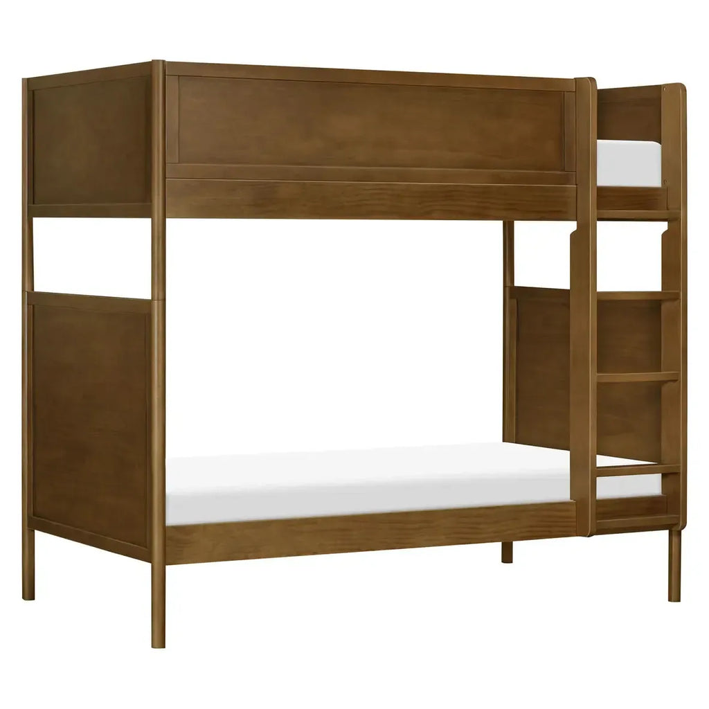 Babyletto Kids - Bondi Twin Convertible Bunk Bed - Natural Walnut-Bunk Beds-Posh Baby