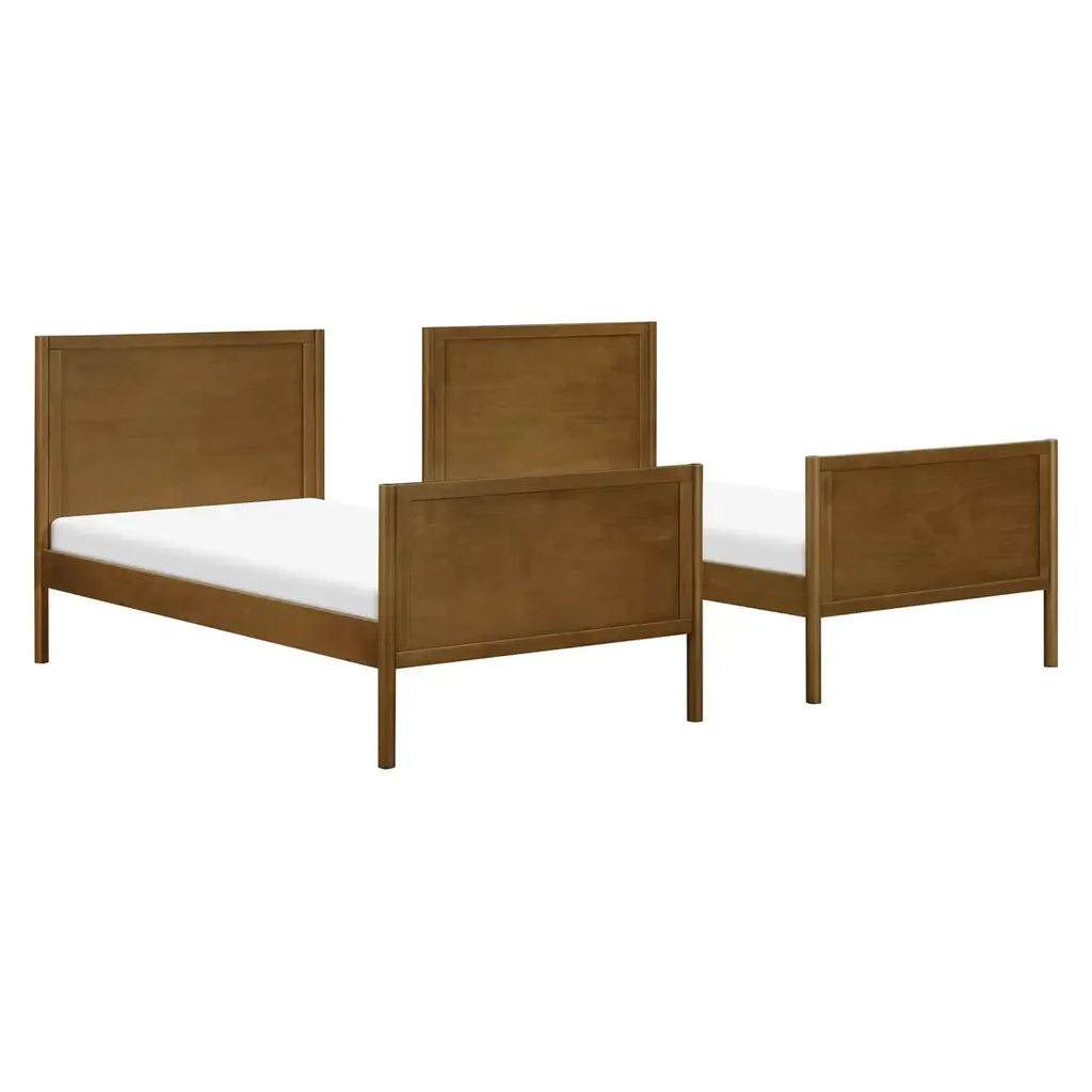 Babyletto Kids - Bondi Twin Convertible Bunk Bed - Natural Walnut-Bunk Beds-Posh Baby