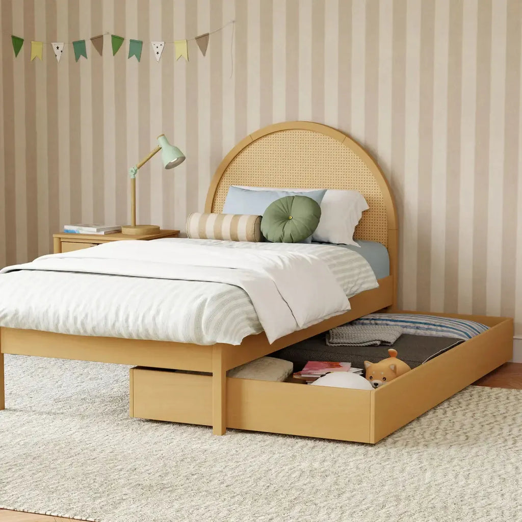 Babyletto Kids - Bondi Twin Trundle Bed-Twin Beds-Honey-Posh Baby