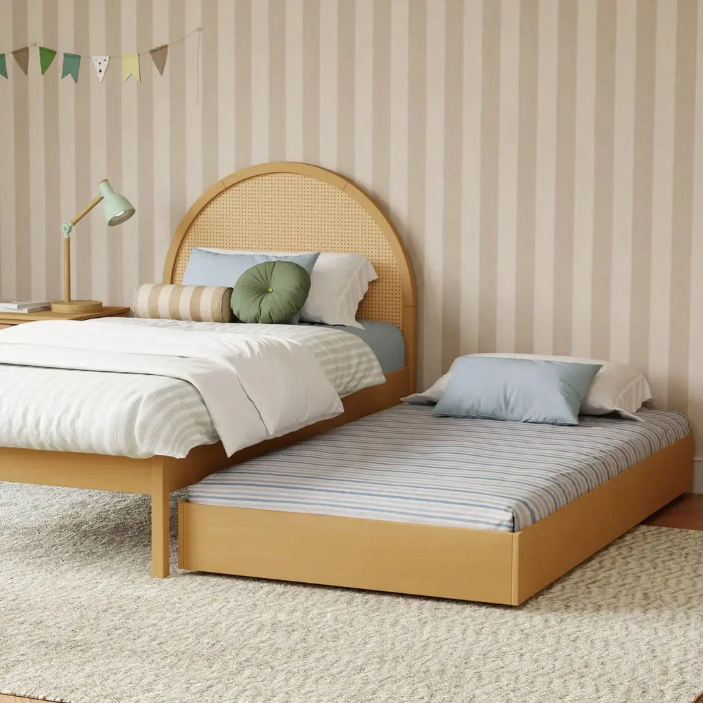 Babyletto Kids - Bondi Twin Trundle Bed-Twin Beds-Honey-Posh Baby