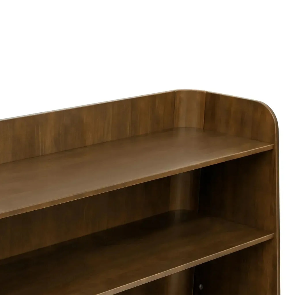 Babyletto Kids - Melo Montessori-Inspired Bookcase - Natural Walnut-Storage + Shelving-Posh Baby