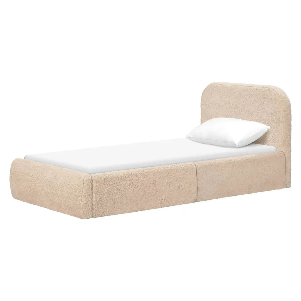 Babyletto Kids - Nara Twin Bed - Chai Shearling-Twin Beds-Posh Baby