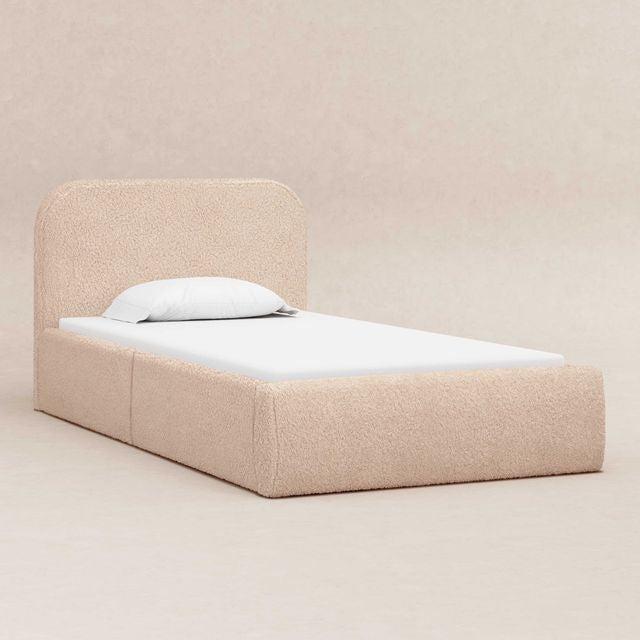 Babyletto Kids - Nara Twin Bed - Chai Shearling-Twin Beds-Posh Baby