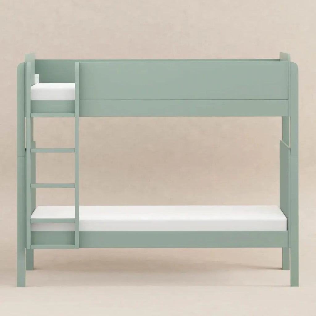 Babyletto Kids - TipToe Twin Convertible Bunk Bed - Light Sage-Bunk Beds-Posh Baby