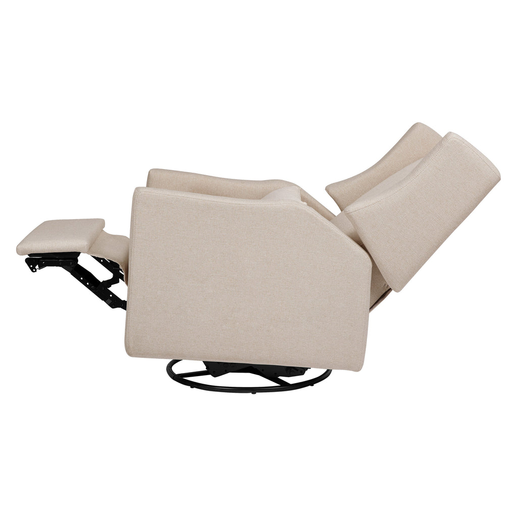 Babyletto - Kiwi Electronic Glider + Recliner - Beach Eco-Weave Performance Fabric-Chairs-Store Pickup - IN STOCK NOW-Posh Baby