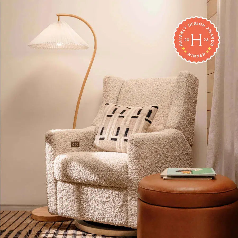 Babyletto - Kiwi Electronic Glider + Recliner - Luxe Almond Teddy