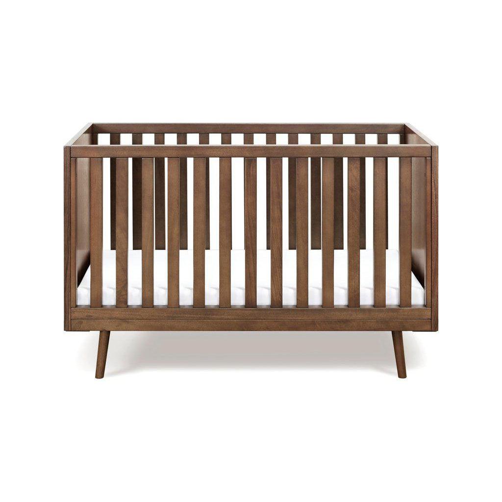 Babyletto - Nifty Timber 3-in-1 Convertible Crib - Walnut-Cribs-Store Pickup in 2-5 Weeks-Posh Baby