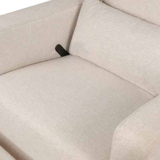 Babyletto - Sigi Non-Motorized Glider + Recliner - Beach Eco-Weave Performance Fabric (Store Pick-Up ONLY)-Chairs-Posh Baby