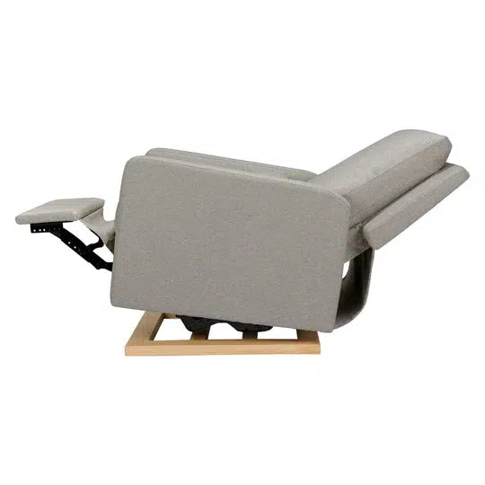 Babyletto - Sigi Non-Motorized Glider + Recliner - Grey Eco-Weave Performance Fabric (Store Pick-Up ONLY)-Chairs-Posh Baby
