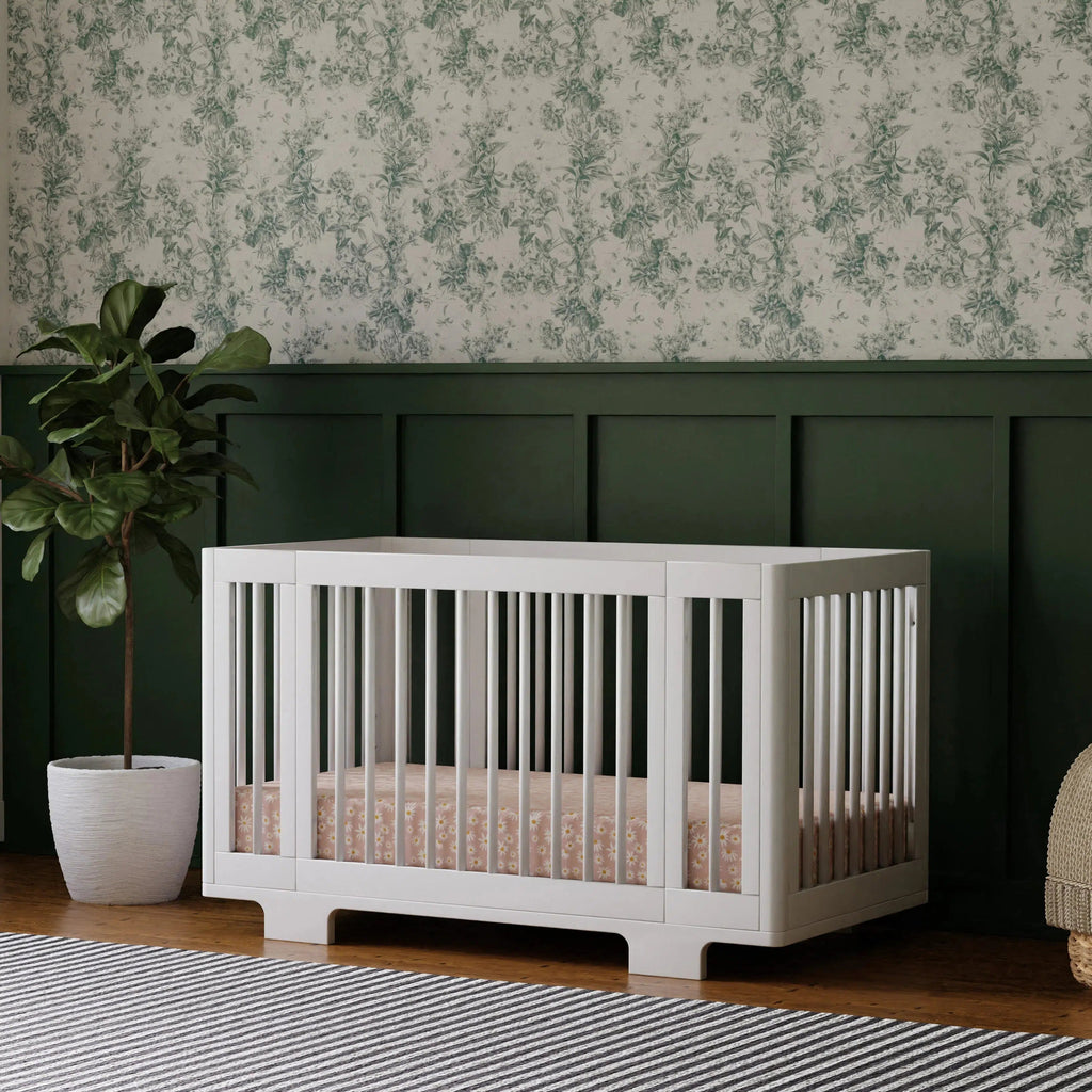 Babyletto - Yuzu Convertible Crib - White-Cribs-Store Pickup in 2-5 Weeks / POST RESTOCK DATE - Early June-Posh Baby