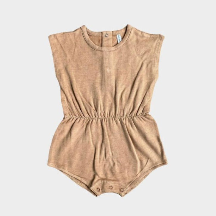 Babysprouts - Dolman Romper - Butterscotch-Footies + Rompers (Fashion)-3-6M-Posh Baby