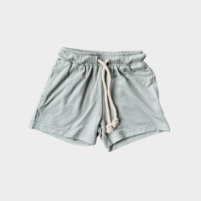 Babysprouts - Everyday Shorts - Sage-Bottoms-3-6M-Posh Baby