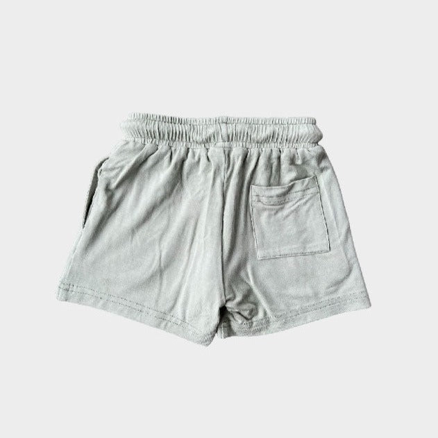 Babysprouts - Everyday Shorts - Sage-Bottoms-3-6M-Posh Baby