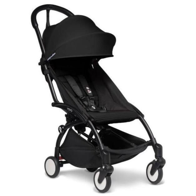 BabyZen - YOYO 2 Stroller 6+ - Black Frame + Black-Lightweight + Travel Strollers-Posh Baby