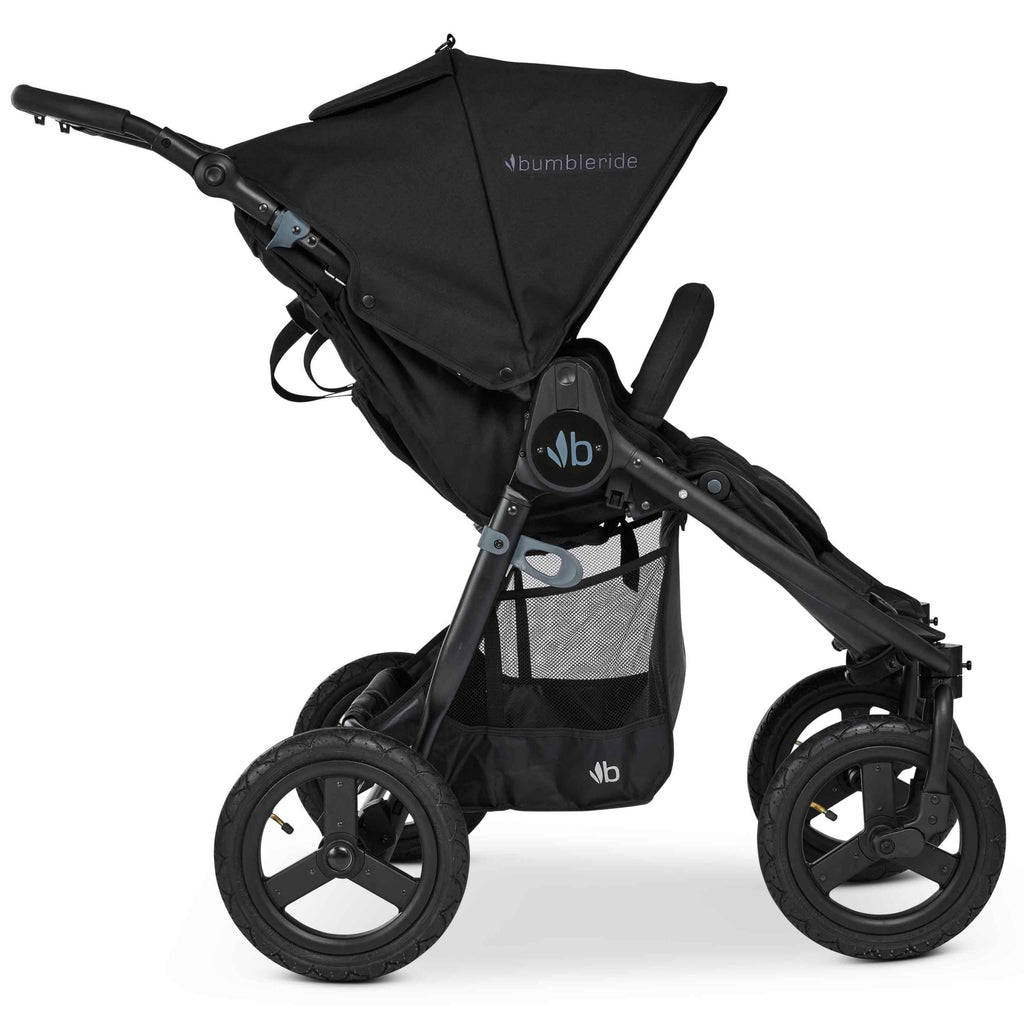 Bumbleride - Indie Twin Stroller - Black-Side-by-Side Double Strollers-Posh Baby