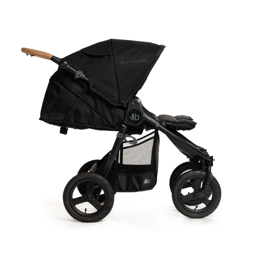 Bumbleride - Indie Twin Stroller - Black-Side-by-Side Double Strollers-Posh Baby