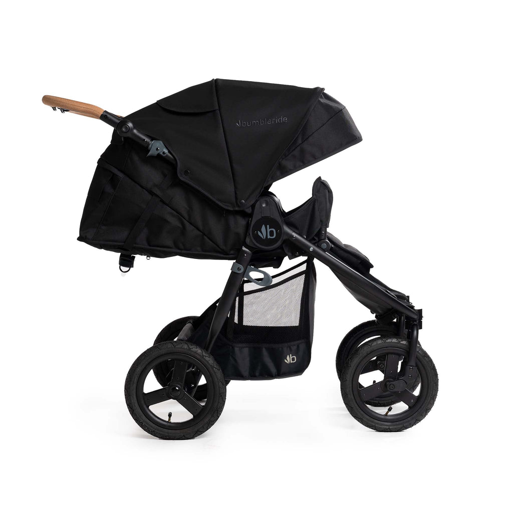 Bumbleride - Indie Twin Stroller - Black-Side-by-Side Double Strollers-Posh Baby