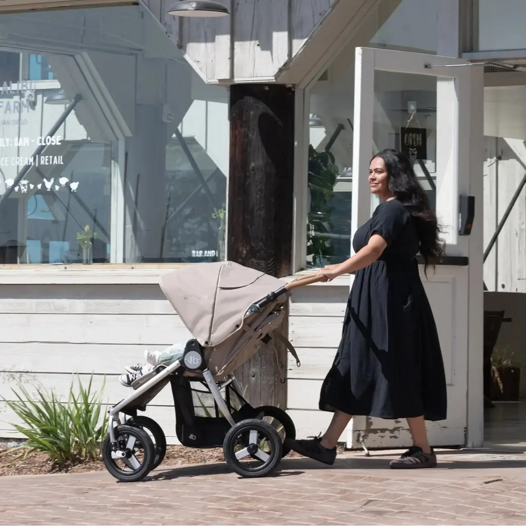 Bumbleride - Indie Twin Stroller - Sand-Side-by-Side Double Strollers-Posh Baby