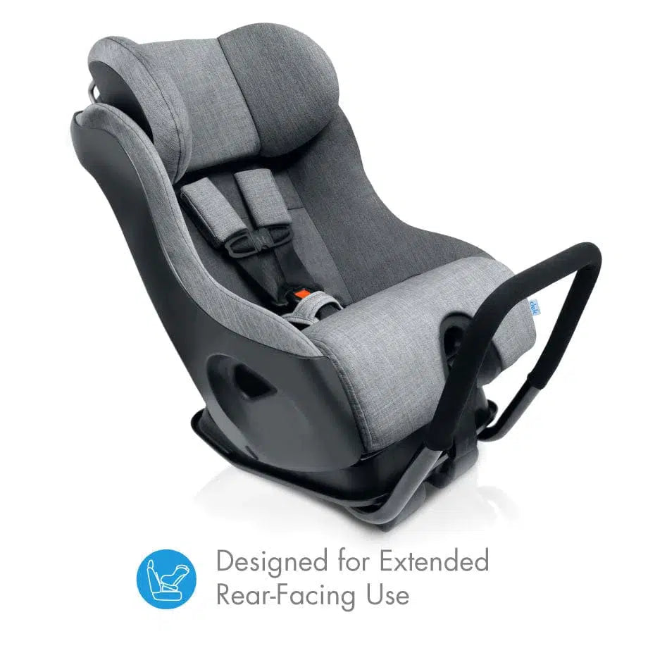 Clek - Fllo Convertible Car Seat - Railroad Ziip (Flame Retardant Free)-Convertible Car Seats-Posh Baby