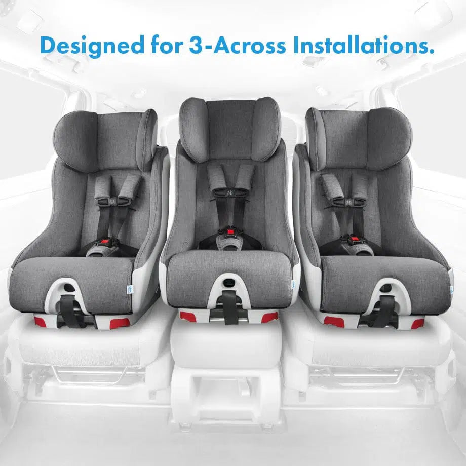 Clek - Foonf Convertible Car Seat - Railroad Ziip (Flame Retardant Free) STORE PICKUP ONLY-Convertible Car Seats-Posh Baby