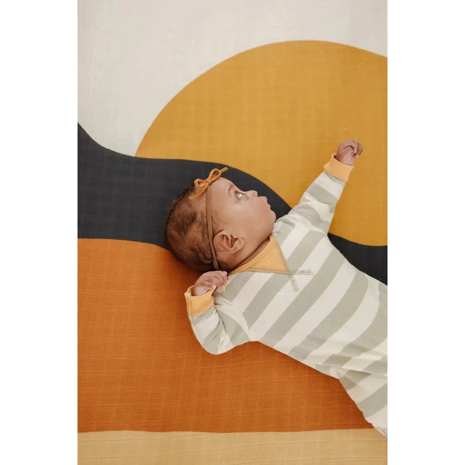 Clementine Kids Cotton Muslin Crib Sheet Sunset only