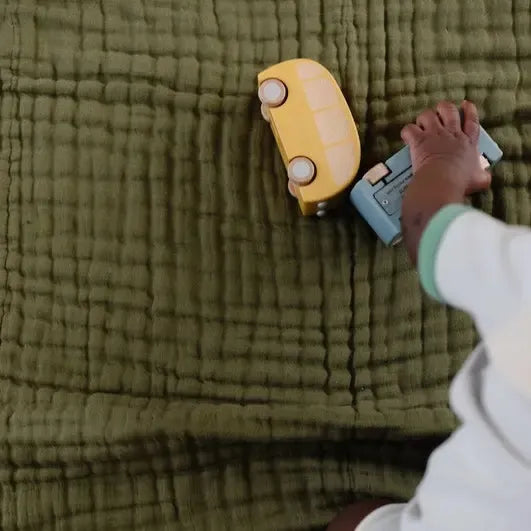 Clementine Kids - Cotton Muslin Quilt - National Parks-Quilts + Snuggle Blankets-Posh Baby