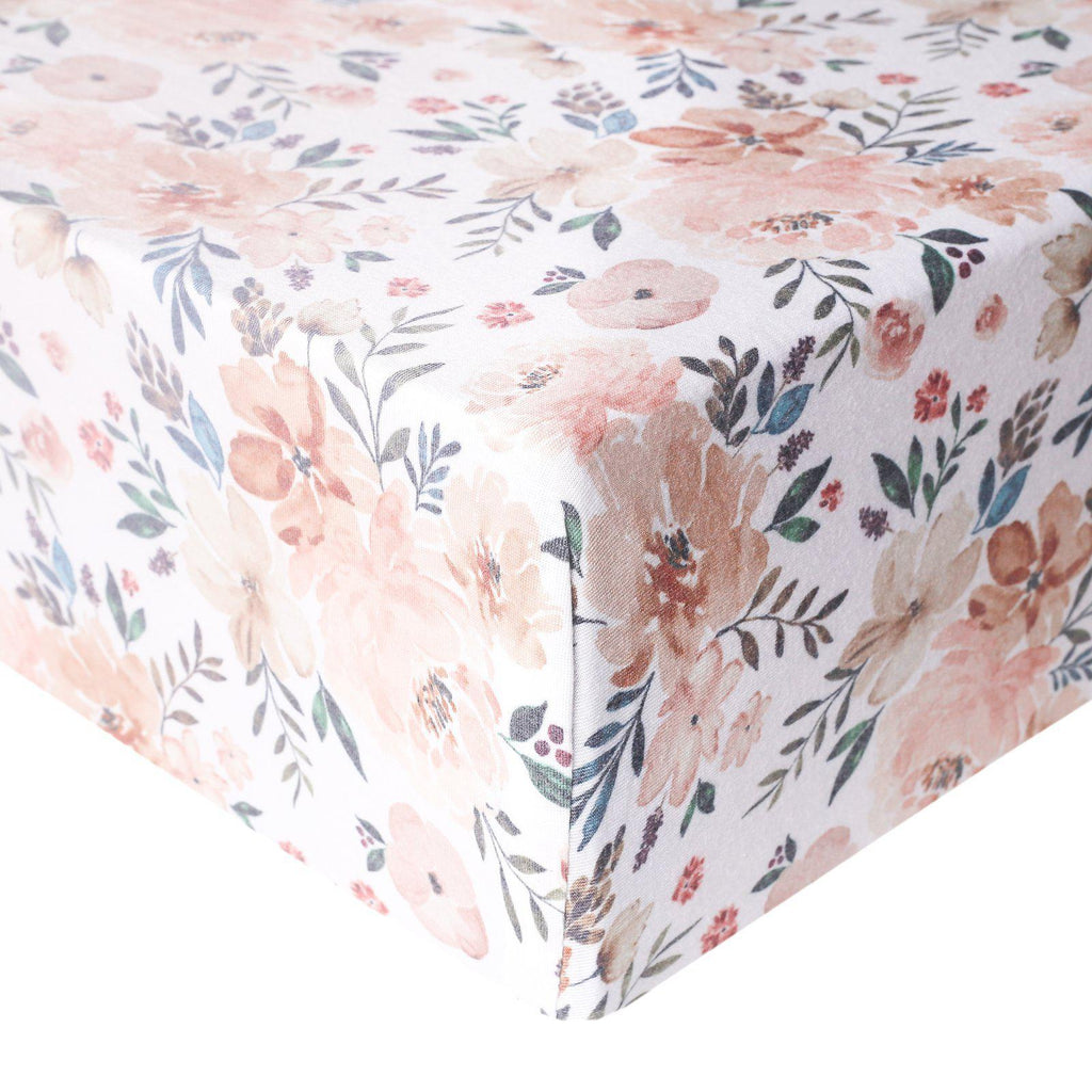 Copper Pearl - Premium Crib Sheet - Autumn-Crib Sheets-Posh Baby