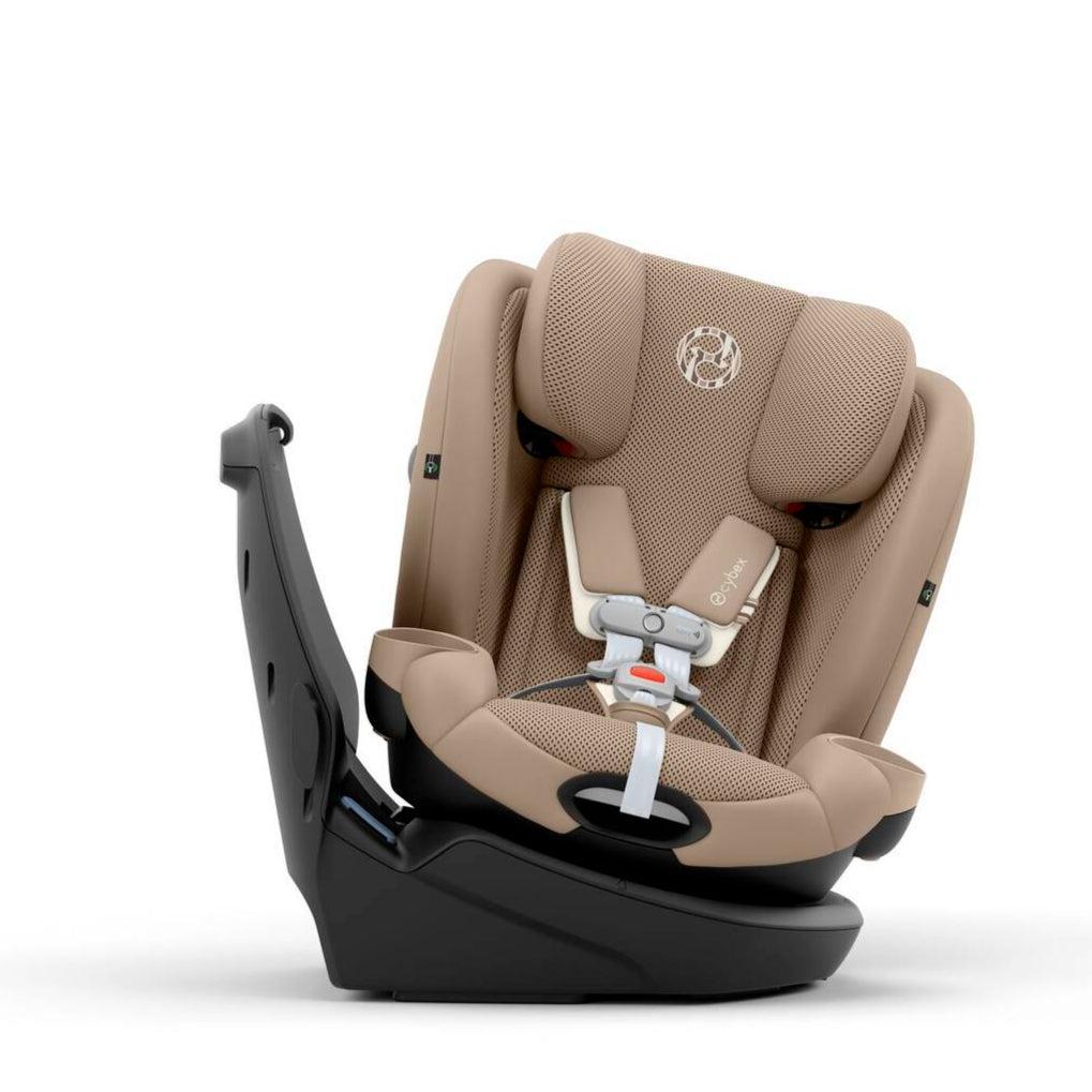 Cybex - Callisto G 360 All-in-One Rotating Car Seat - Sensor Safe - Almond Beige-Convertible Car Seats-Posh Baby