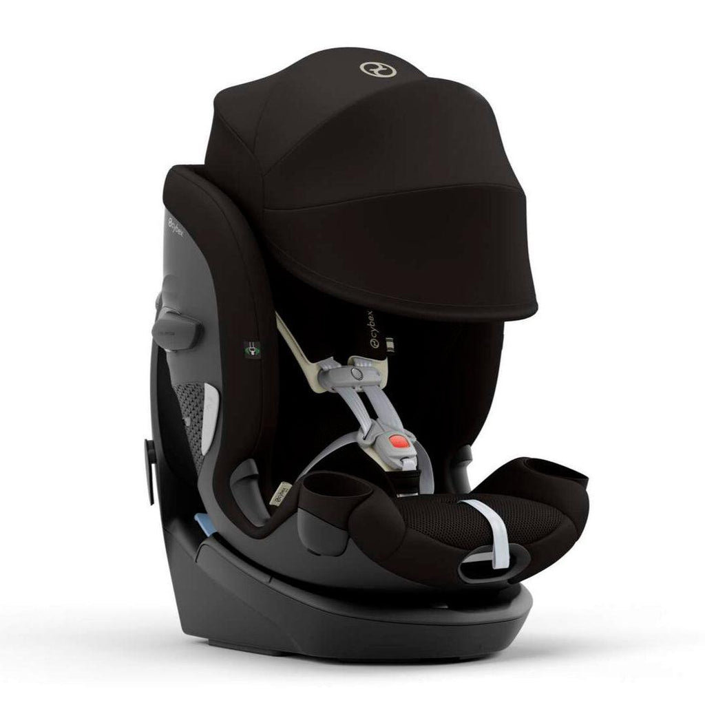 Cybex - Callisto G 360 All-in-One Rotating Car Seat - Sensor Safe - Moon Black-Convertible Car Seats-Posh Baby
