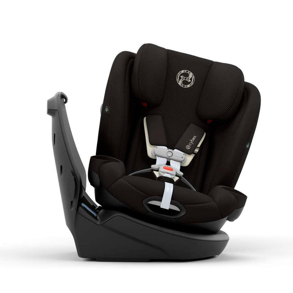 Cybex - Callisto G 360 All-in-One Rotating Car Seat - Sensor Safe - Moon Black-Convertible Car Seats-Posh Baby