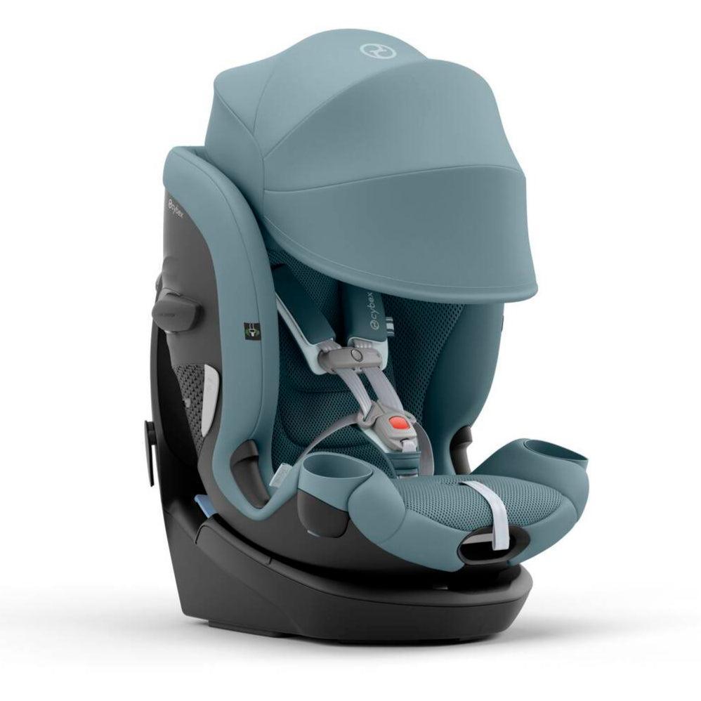 Cybex - Callisto G 360 All-in-One Rotating Car Seat - Sensor Safe - Stormy Blue-Convertible Car Seats-Posh Baby