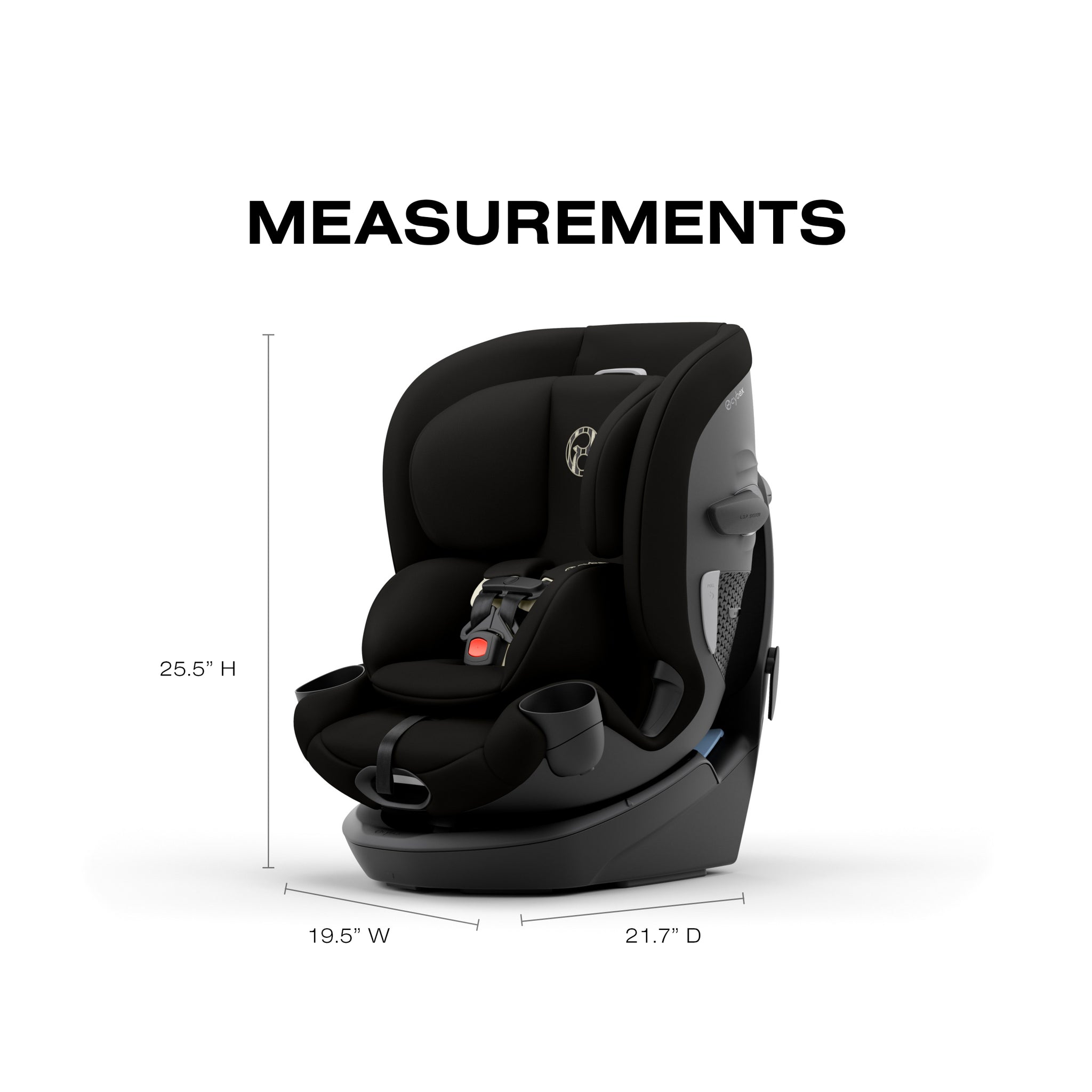 Cybex - Callisto G 360 Select All-in-One Rotating Car Seat - Black