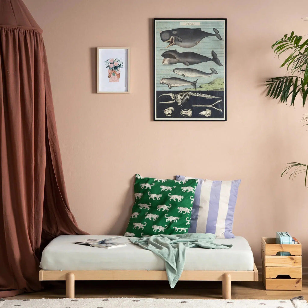 Dadada - Bliss 4-in-1 Convertible Crib - Natural-Cribs-Posh Baby