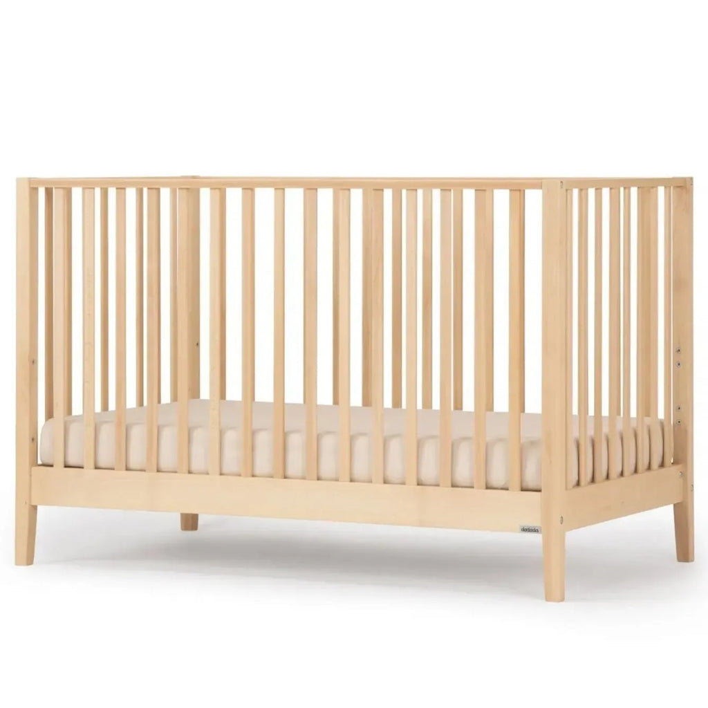 Dadada - Lala 3-in-1 Convertible Crib - Natural-Cribs-Posh Baby
